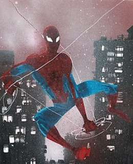 Spiderman - Fran Mariscal - Original Drawing - 50 x 35 cm - EO 