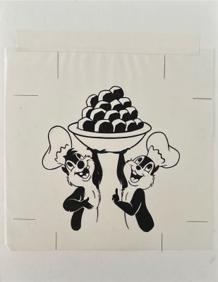 Alex Kupershmidt | Lot 145 - Illustrazione su lucido - Menu Disney | Finarte