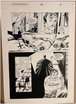 Lee Weeks original comic book artwork art The Batman Chronicles DC issue 7 | eBay US