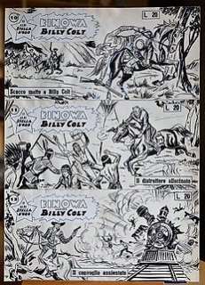 Kinowa - Albi Stella d‘oro III s. nn. 10/12 - Pietro Gamba - 3x original cover - Page volante - EO - (1959) 