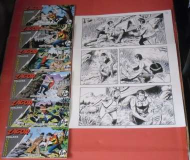 Zagor #626 - Marco Verni - 1x original pages + 6x strisce - EO - (2017) | Catawiki