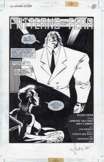 Anthony Williams, Andy Lanning | Underworld Unleashed: Patterns of Fear #1 P2 (1995) Williams / Lanning Oracle (Barbara Gordon) Neron Splash Title Page | ComicArtFans Classifieds