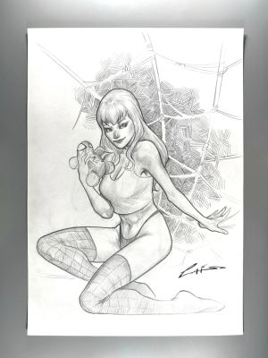 Mary Jane Commission Sketch by Emilio Laiso | Raremarq (Buy It Now)