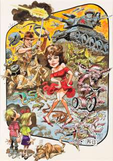 JACK DAVIS (1924-2016) "PG-13." [CARTOONS] | Swann Galleries