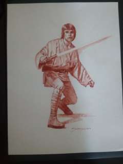Star wars - Luke Skywalker - Original art  - by Sanjulian - (2015) | Catawiki