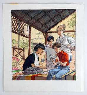 Gibrat Jean Pierre Superbe... | GIBRAT Jean Pierre Superbe illustration couleur réalisée... | Vermot et Associés