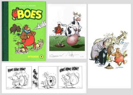 Boes - Luxe editie Boes Integraal deel 5 - Genummerd 44/80 - Met originele strook + ex-libris - Cartonné - EO (2017) | Catawiki