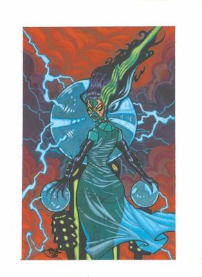Shawn Crystal | Spawn Scorched #56 Color Comp/Prelim Halloween Monster Variant | Essential Sequential