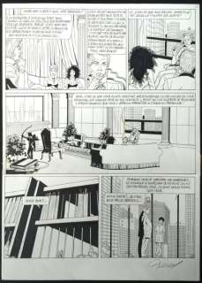 Renaud - Planche originale (p.35) - Jessica Blandy T.24 - Les Gardiens | Catawiki