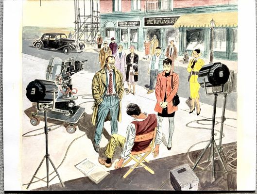 Marco Soldi | Original cover for Julia n. 152 Dietro le quinte. Cm. 33x25. Signed. Mint. Code 2145. | Segni e Disegni