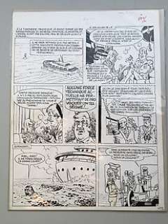 Renaud  - Planche originale (p.3) - Aymone - Les Exilés du temps - (1997) | Catawiki