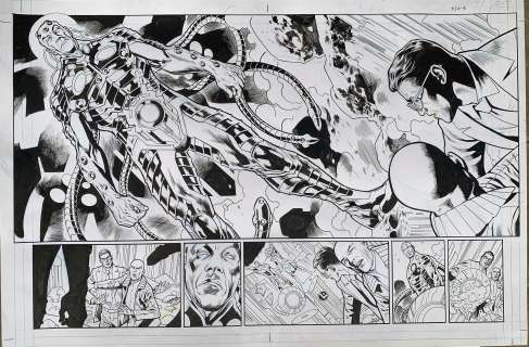 Bryan Hitch, Kevin Nowlan | Bryan Hitch And Kevin Nowlan - Superman: Last Days of Lex Luthor #3 Page 2-3 Dps | ComicArtFans Classifieds