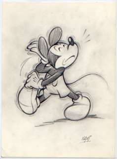 Xavi - Original Sketch - Mickey annoyed - (2016) | Catawiki