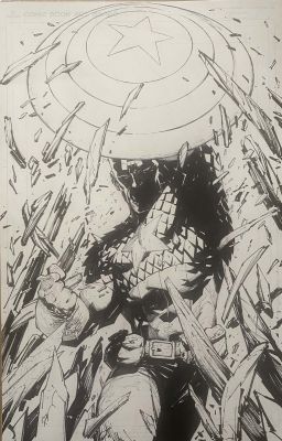 Ryan Benjamin | Captain America By Ryan Benjamin | ComicArtFans Classifieds