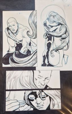 Ariel Olivetti | Death of the Inhumans – Page | ComicArtFans Classifieds