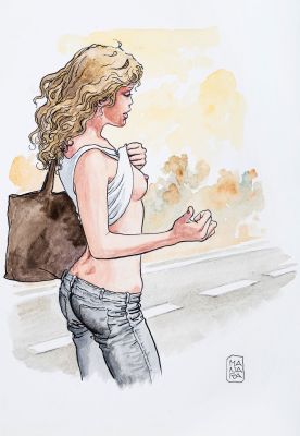 Lot 87 - Manara Milo - "Autostop Girl ", anni 2000 | Urania Casa d’Aste
