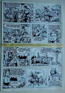  - De Rode ridder - Original page (p.7) De wilde jacht - (1968) 