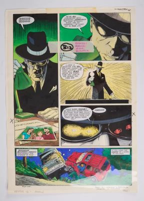 Lot 17 - 2000 AD Prog #1063 Case Ten: Angels Vector 13 Colour Story Pages (Fleetway, 1997) Total 6. | Stanley Gibbons Baldwin’s