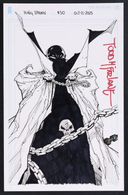 Todd McFarlane - King Spawn #50 1:1000 Incentive Sketch By Todd McFarlane