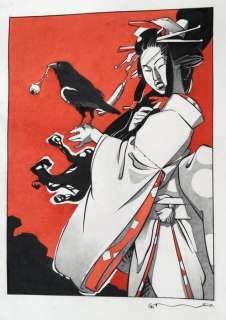 Michetz, Marc - Dessin original en couleurs - Ambiance Kogaratsu (2018) | Catawiki