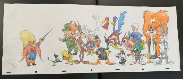 Virgil Ross | Virgil Ross Looney Toons Cast of Characters | ComicArtFans Classifieds