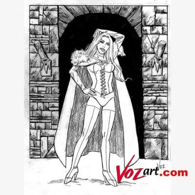 Mike Vosburg | White Queen | ComicArtFans Classifieds