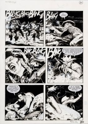 Lot 33 - Frisenda Pasquale - "Tex - Trappola a San Antonio ", 2013 | Urania Casa d’Aste