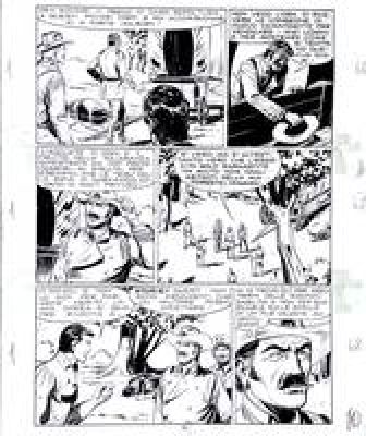 Gallieno Ferri | Original page for Zagor. Cm. 31x38. Ink. Mint. Code 2256. | Segni e Disegni