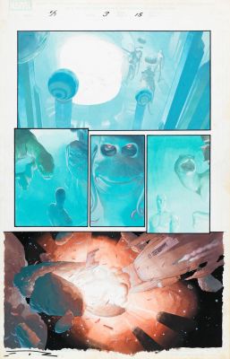 Lot 345 - Ribic Esad - "Silver Surfer: Requiem - Benedictus", 2007 | Urania Casa d’Aste