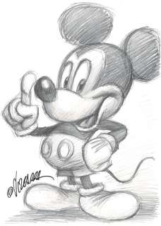 Mickey Mouse - Original Drawing - Joan Vizcarra - EO | Catawiki