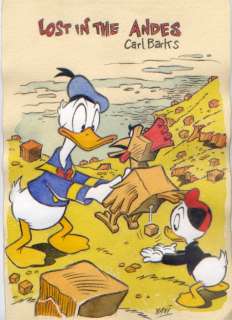 Xavi - Tribute to Carl Barks - "LOST IN THE ANDES" - (2018) | Catawiki