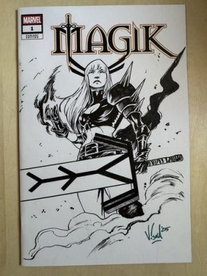 Magik Sketch Cover by Vincenzo Federici On Magik #1 | eBay US (Buy It Now)