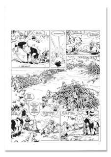 Derib, Claude de Ribeaupierre | YAKARI chez les CASTORS. Planche 22 pour | Coutau Bégarie