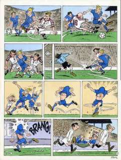 GÃ¼rsel, GÃ¼rçan - Originele pagina - The Champions (Les foot furieux) - (2004) | Catawiki