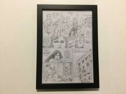 Grenson, Olivier - Page crayonnée (p.14) - XIII Mystery T.13 - Judith Warner  (2018) | Catawiki