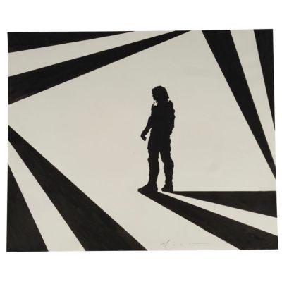 Lot 834 : Hand-Drawn David Mack Winter Soldier End Credit Concept Artwork / CAPTAIN AMERICA: THE WINTER SOLDIER (2014) | Propstore