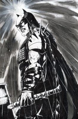 Pak Kwan | Batman Original Ink Illustration | Raremarq (Buy It Now)