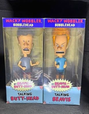 Wacky Wobbler Beavis & Butt-Head Talking Figures confezione da 2 pezzi usati | eBay Europe (Buy It Now)