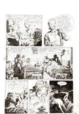 Ivo Milazzo | Original page for Ken Parker. Cm. 32x45. Ink. Mint. Code 2367. | Segni e Disegni