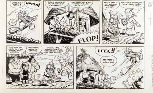 Janusz Christa (1934 Wilno- 2008 Sopot) Kajko i Kokosz