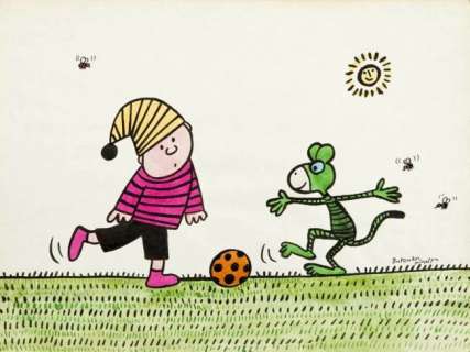 Bogdan Butenko (b. 1931, Bydgoszcz) Gapiszon playing, | Desa Unicum