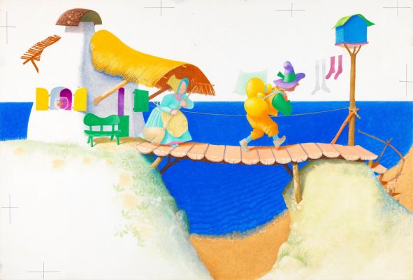 Lot 65 - Ugo Fontana - The little goldfish, 1966 | Urania Casa d’Aste