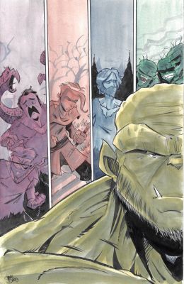 Shawn Daley | Ogres TPB cover | Athenaeum Comic Art