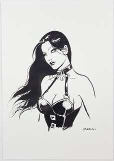 Marini, Enrico  - Illustrazione originale - Rapaci - Camilla | Catawiki