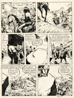 Jijé. Planche originale Jerry Spring | BDEnchères