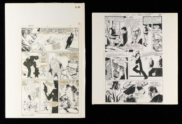 Lot 450 - 2 Tony DeZuniga Comic Book Illustrations | misc / divers