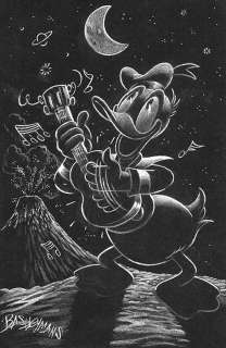 Bas Heymans - Donald Duck - Guitar - Art préliminaire original | Catawiki