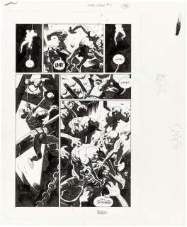 HELLBOY: ALMOST COLOSSUS #1 COMIC BOOK PAGE ORIGINAL ART BY MIKE MIGNOLA. | Hake’s