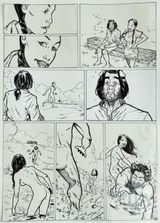 Vanderstraeten/Règlement de contes. Planche originale… | Dagoty