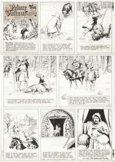 262: Foster Prince Valiant Su 9/6/70 original comic art | Russ Cochran